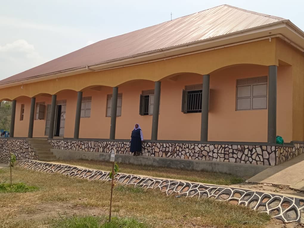 The main classroom block at St. Bruno Vocational School