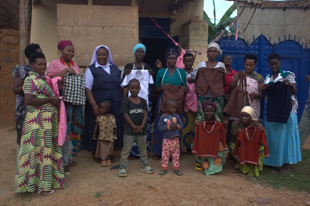 A group of learners and community members at Nakivale settlement